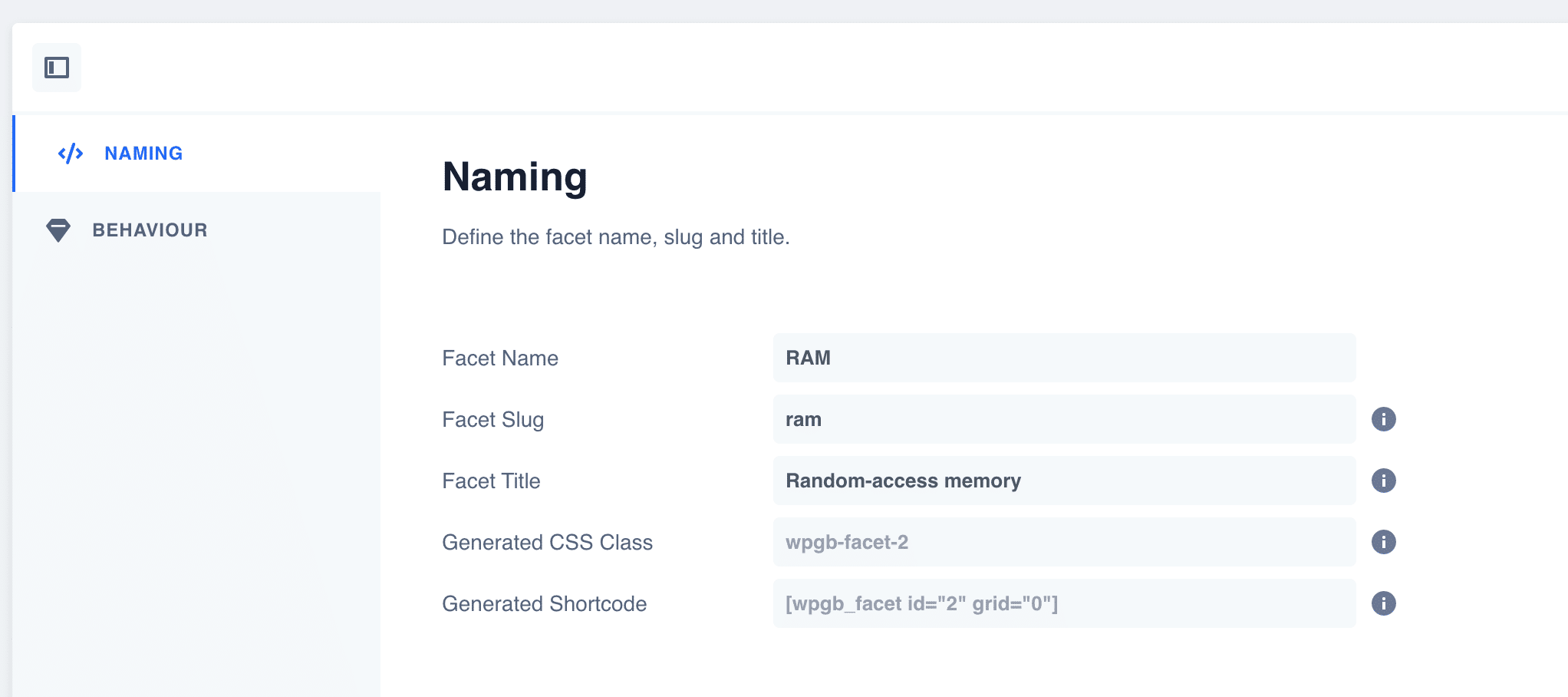 A short code generated by WP Grid Builder in WordPress.