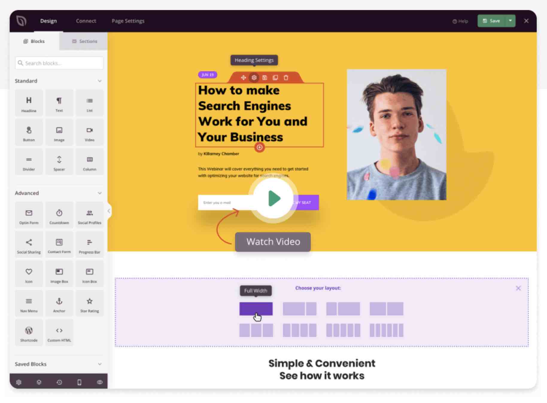 SeedProd allows to create a "coming soon" or maintenance page on WordPress.