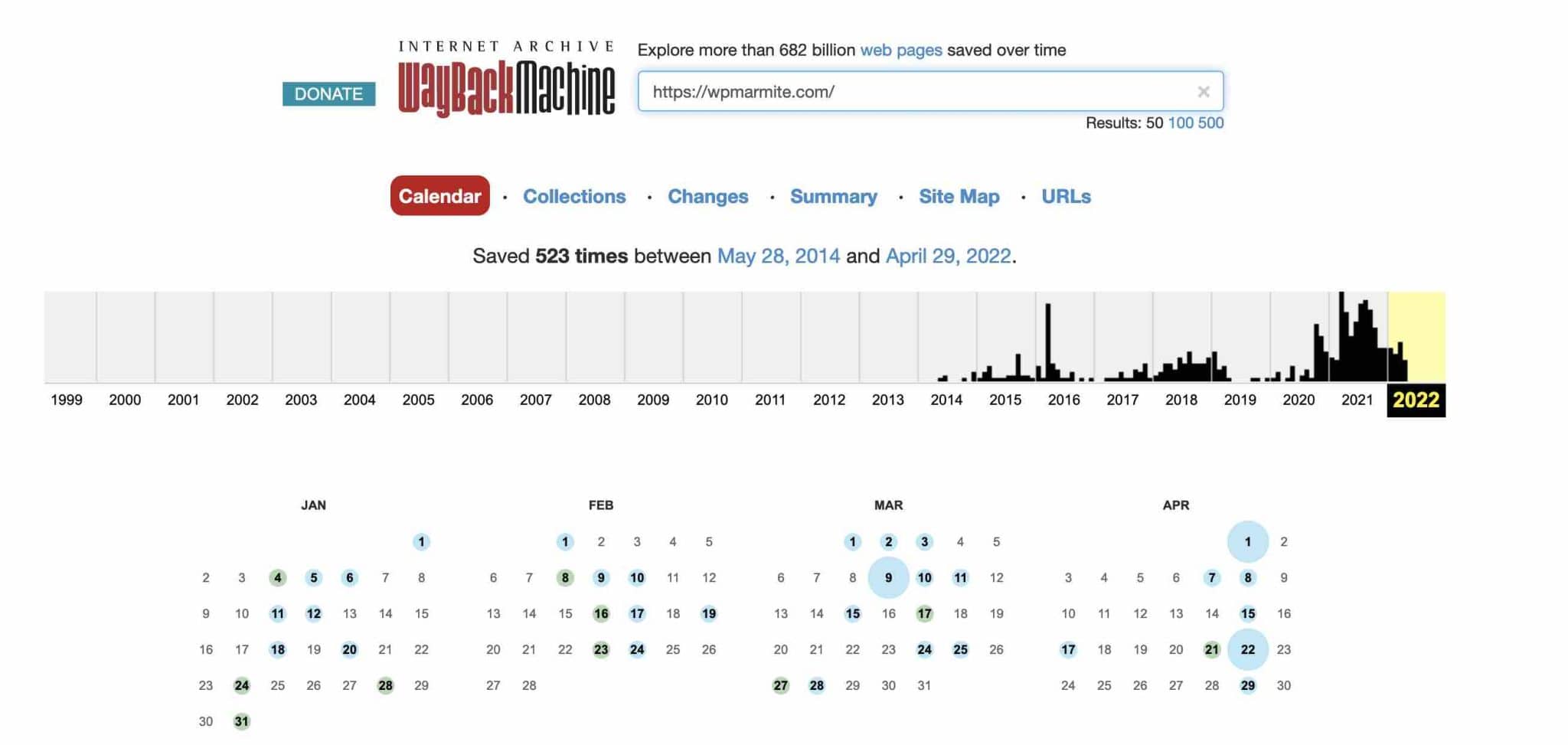 Internet Archive conserve vos pages en cache.