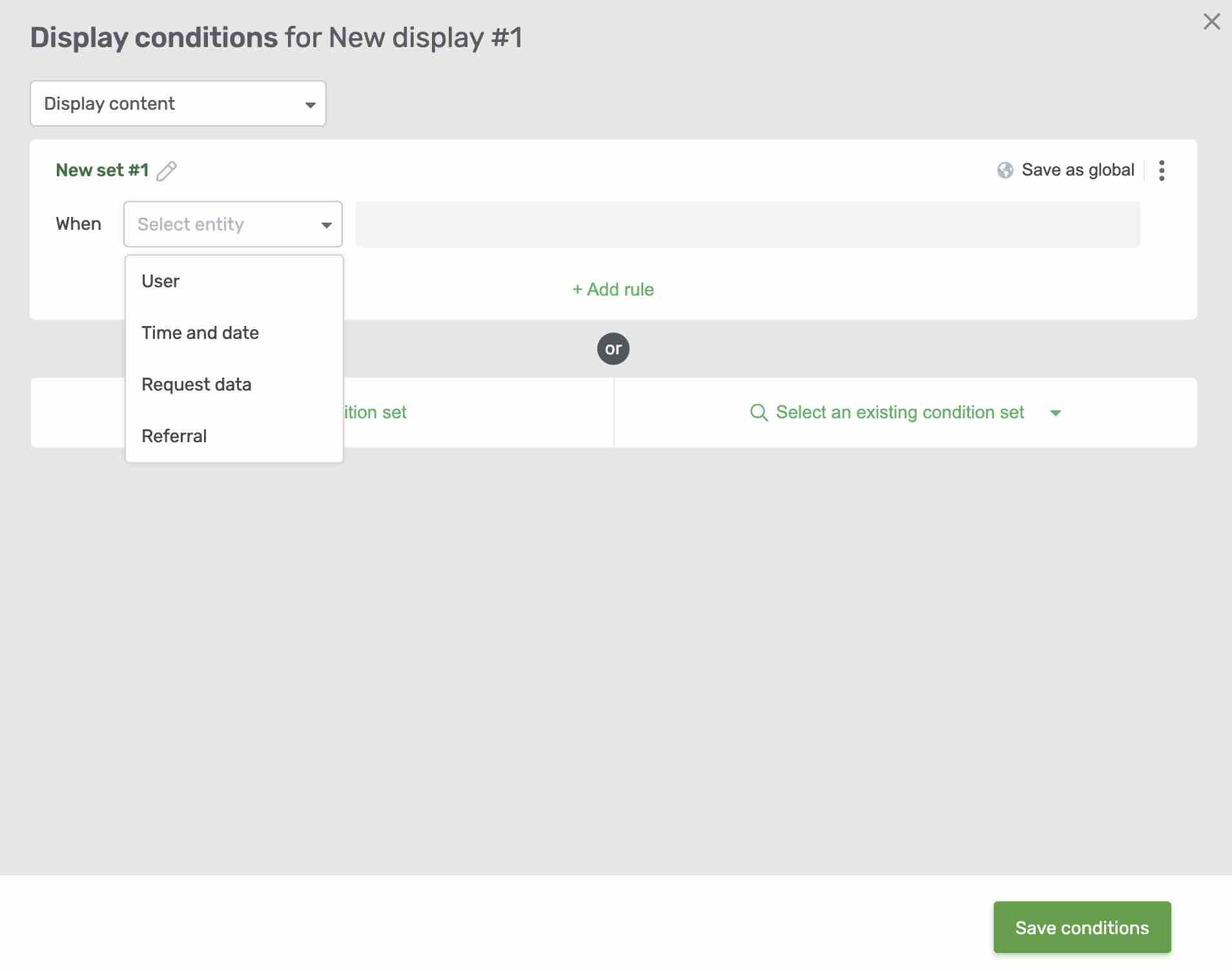 L'affichage conditionnel sur Thrive Leads.