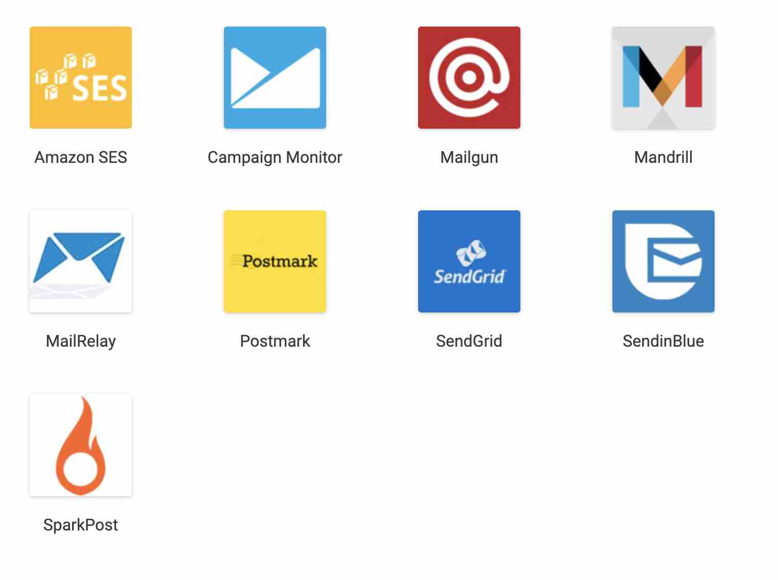 Transactional email services compatible with Thrive Leads.