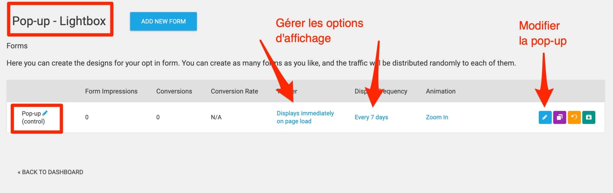 Thrive Leads propose de multiples options d'affichage pour une fenêtre pop-up.