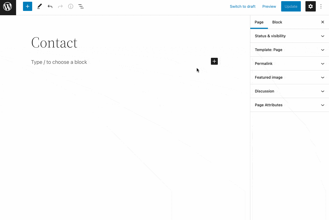 Integration of a form with a Formidable Form Gutenberg block on WordPress.