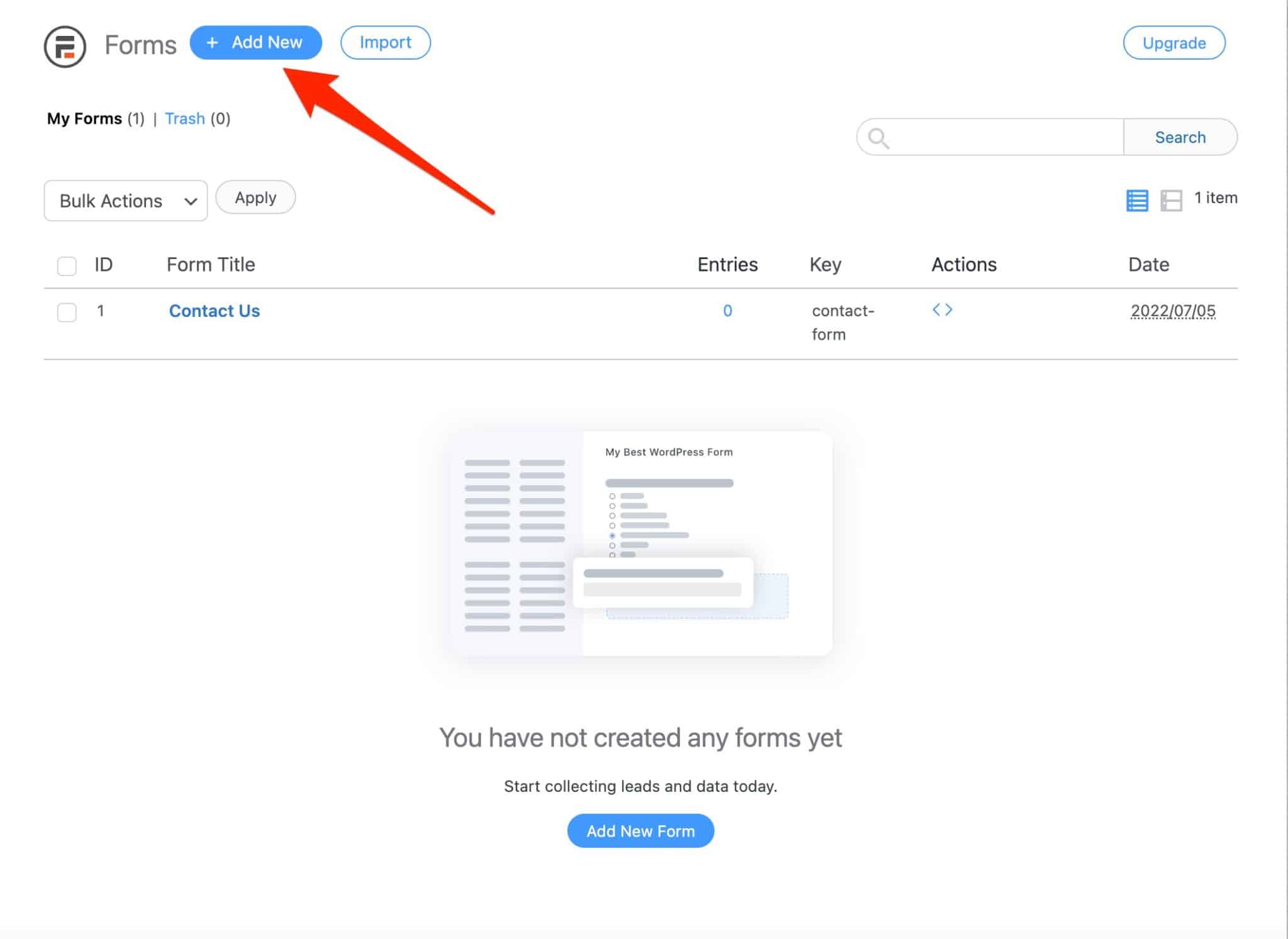 How to add a new template on Formidable Forms.