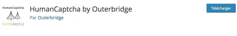Le plugin WordPress HumanCaptcha.