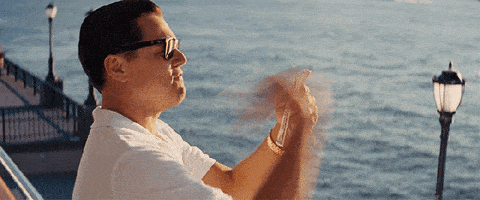 Leonardo DiCaprio is throwing money away.