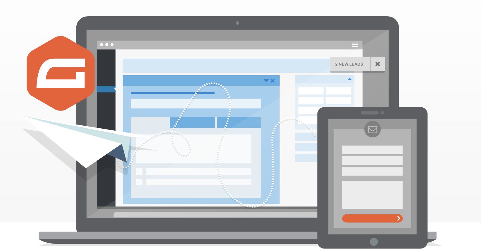 Gravity Forms is a contact form plugin (and more) on WordPress.