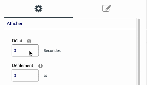 Des réglages peuvent s'effectuer sur la fenêtre pop-up d'abonnement à la newsletter.