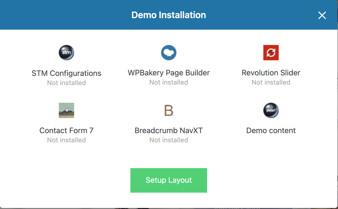 Installation of the Pearl demo.