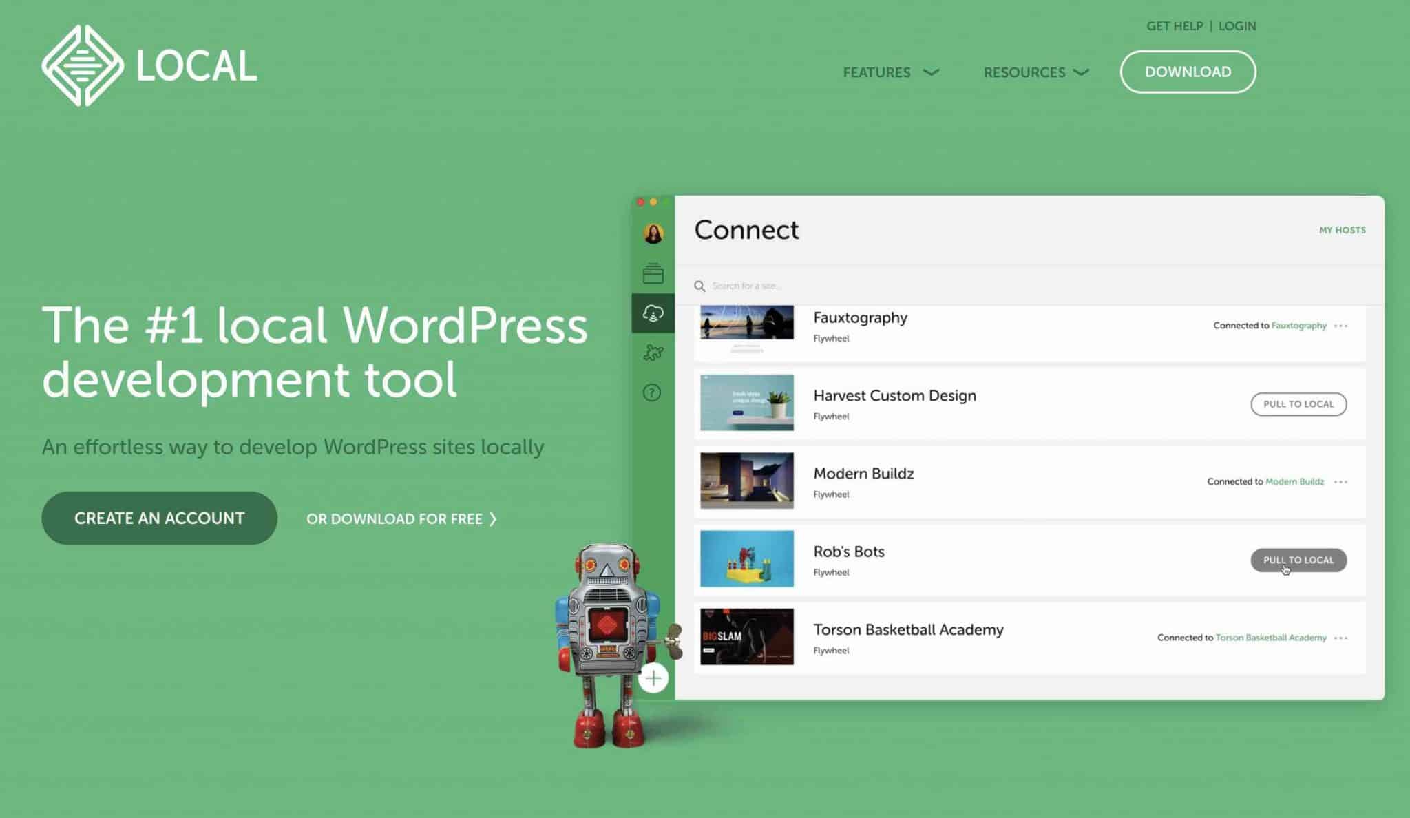 Local by Flywheel est un outil de développement local dédié à WordPress.