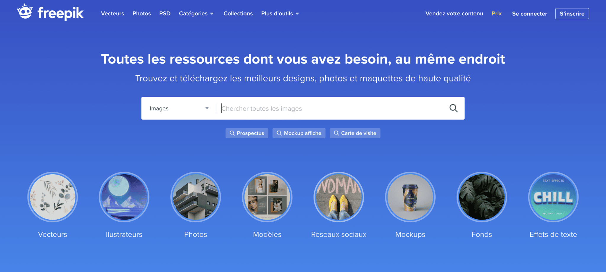 Freepik est une banque d'images pour créateurs de sites.