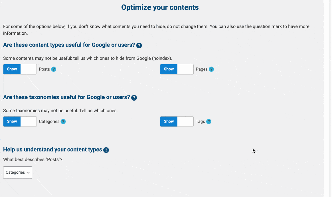 SEOKEY helps you to optimize your content.