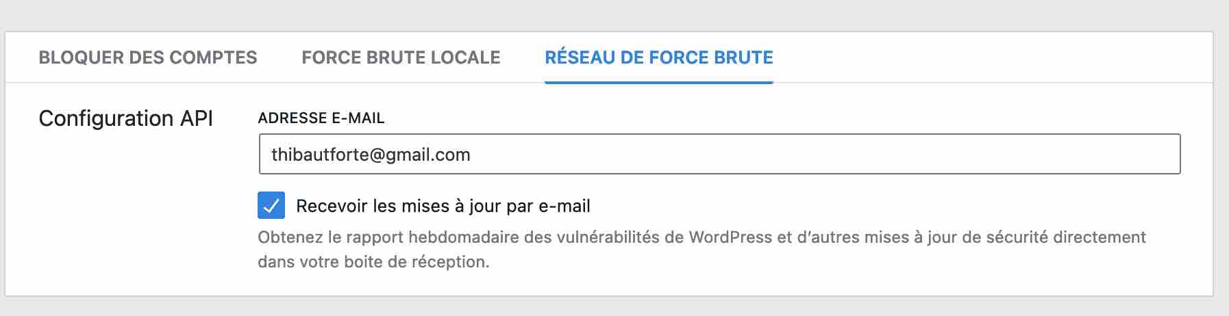 Réseau de force brute proposé par iThemes Security.