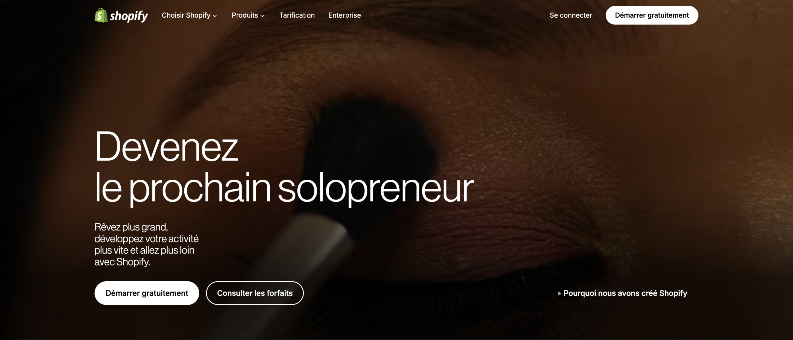 Shopify est un outil SaaS pour créer une boutique e-commerce.