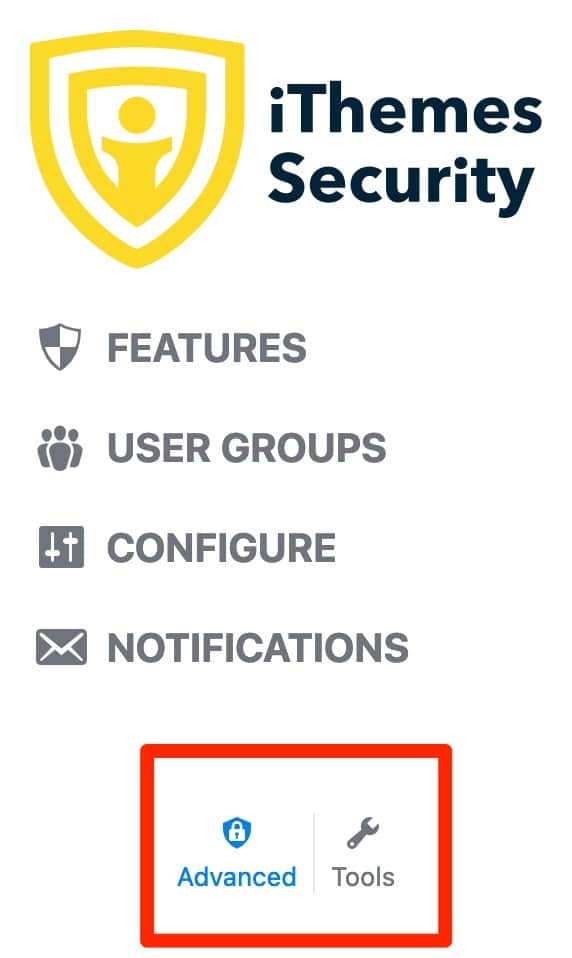 The advanced tools offered by iThemes Security.