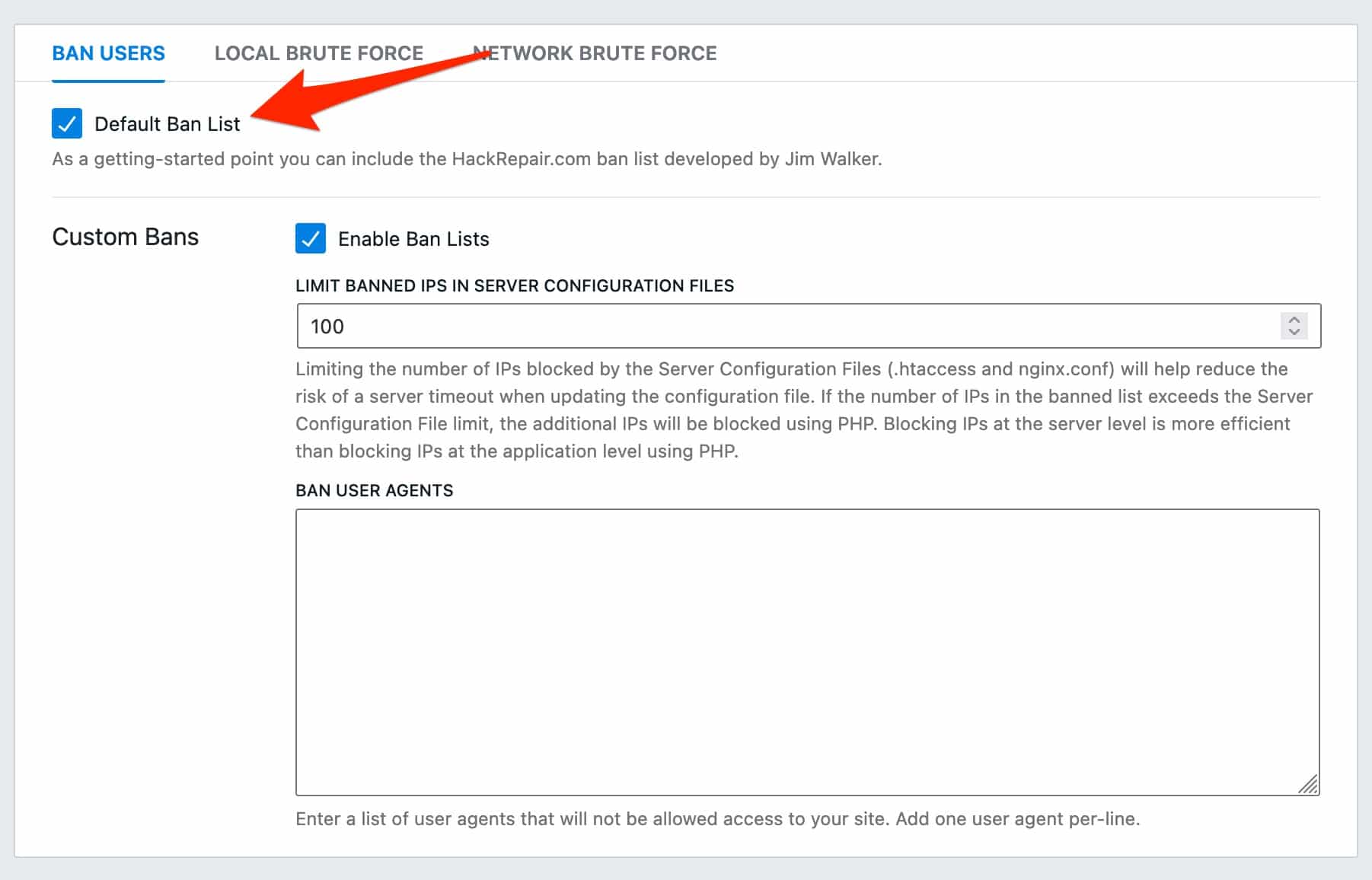 iThemes allows you to block malicious bots.