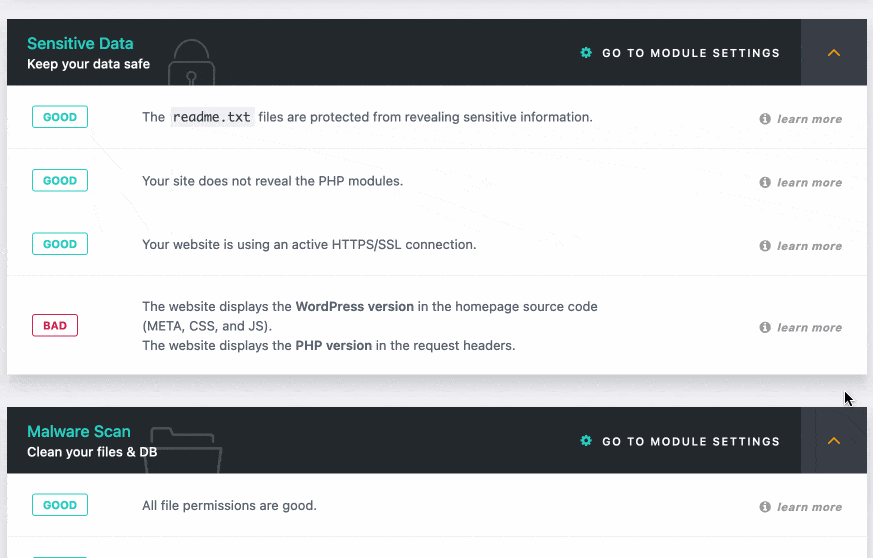 The plugin offers detailed explanations.