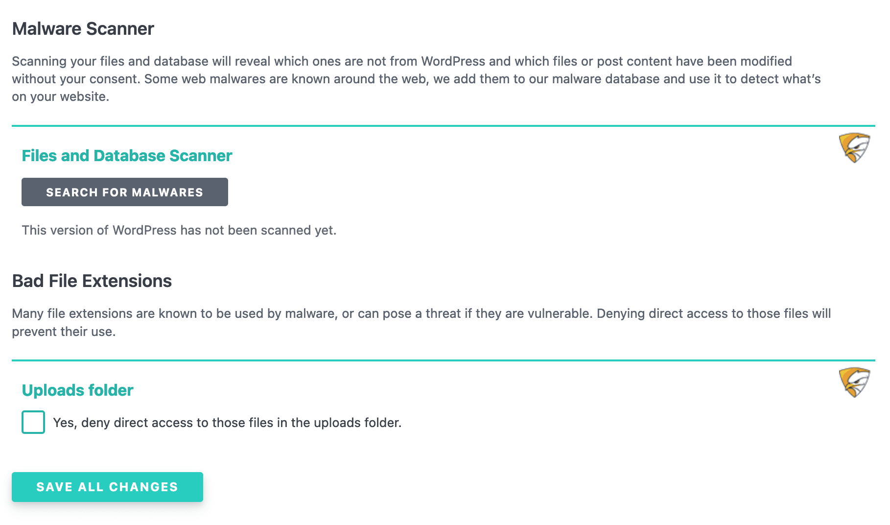 SecuPress can scan your site for malware.