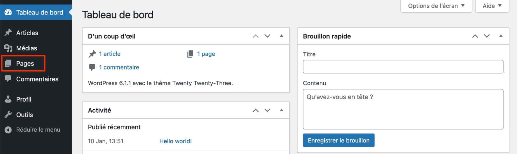 Un éditeur peut ajouter et modifier des pages.