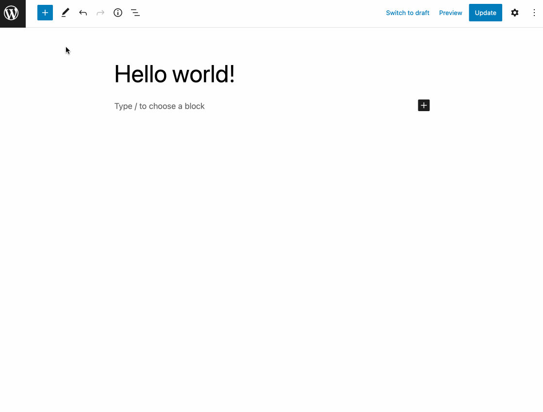Adding a table to your content using Gutenberg blocks.