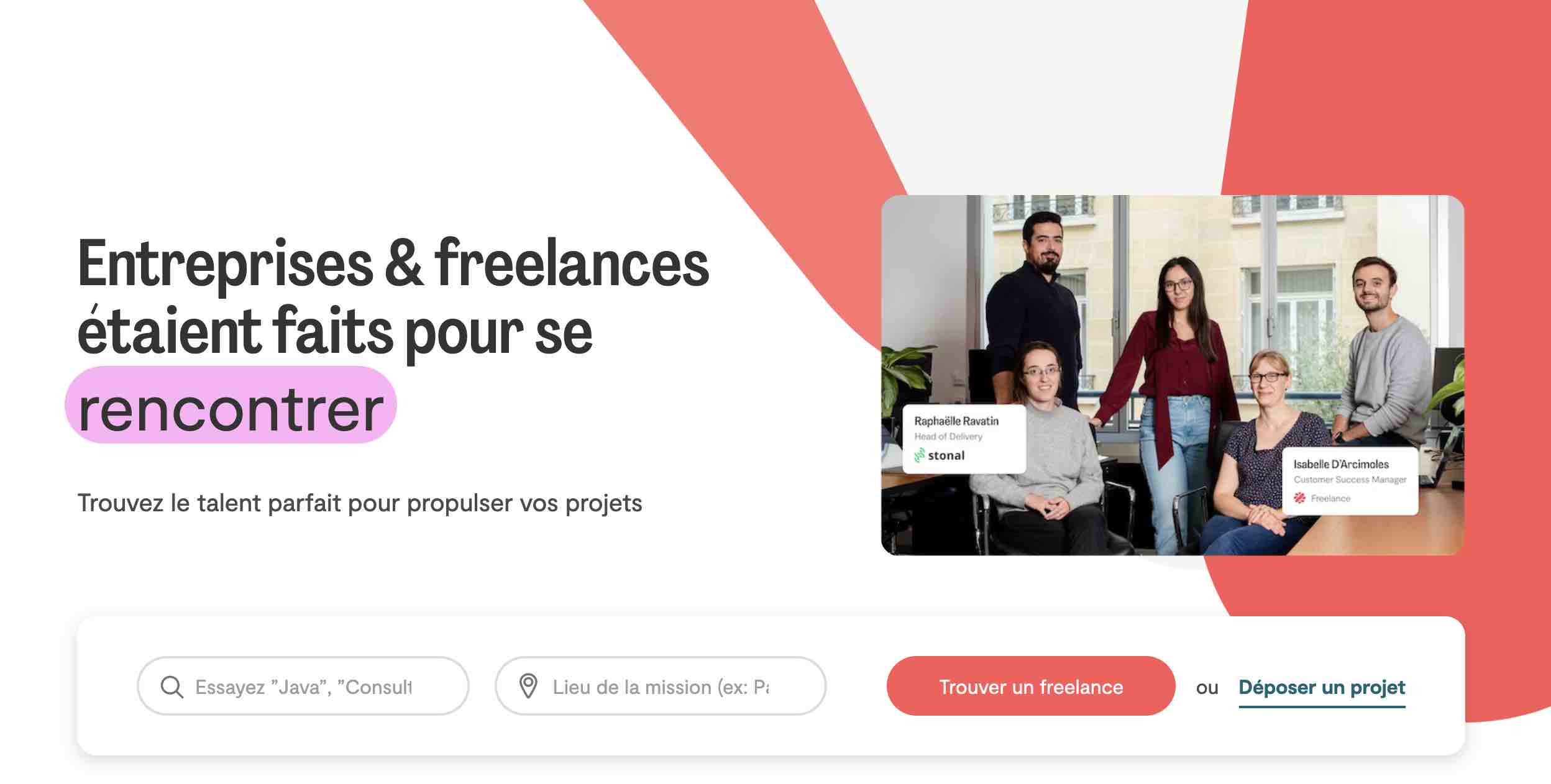 Malt est une plateforme pour freelances.