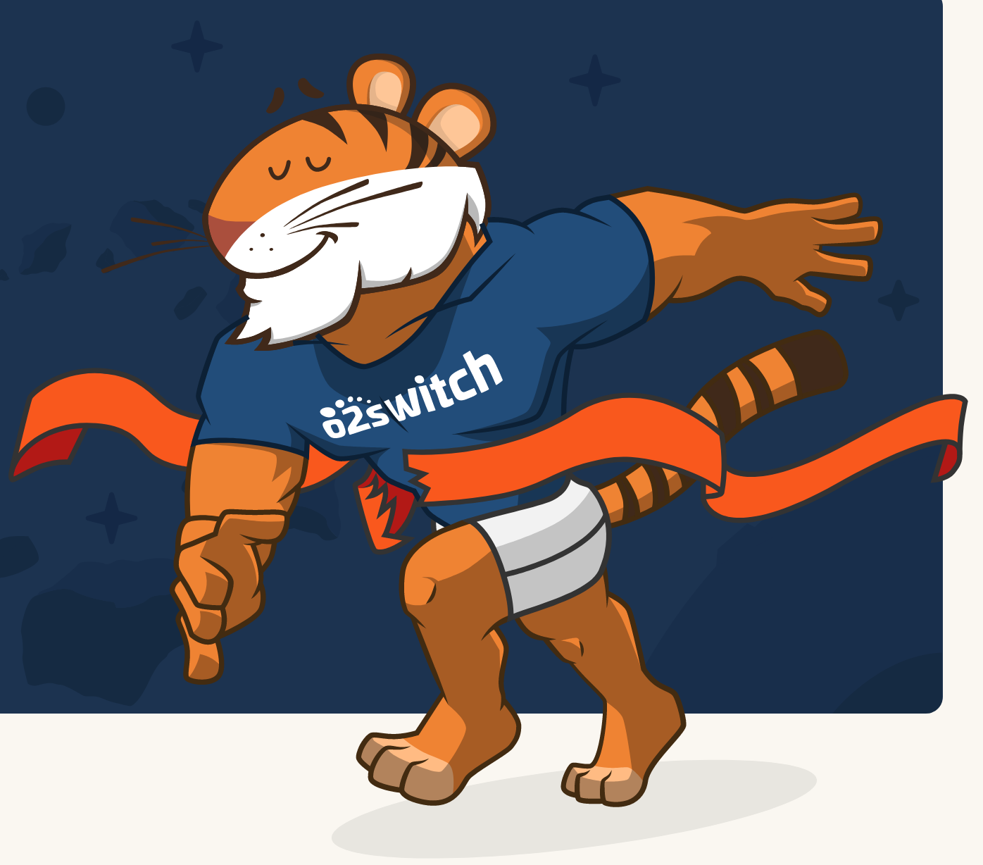 Le logo de l'hébergement WordPress o2switch.