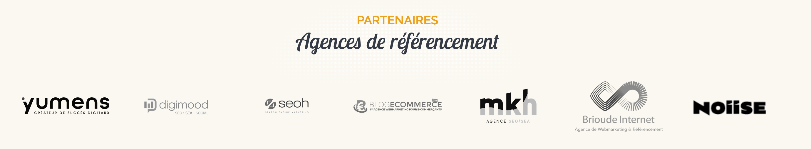 Soumettre.fr est partenaire de plusieurs agences de référencement naturel.