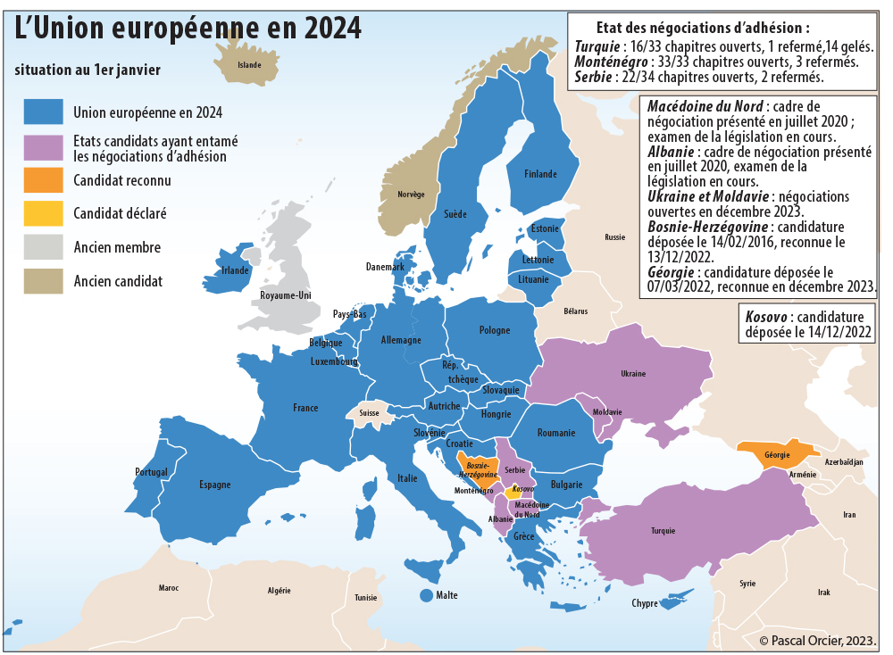 Union européenne en 2021 L'Union européenne en 2024
