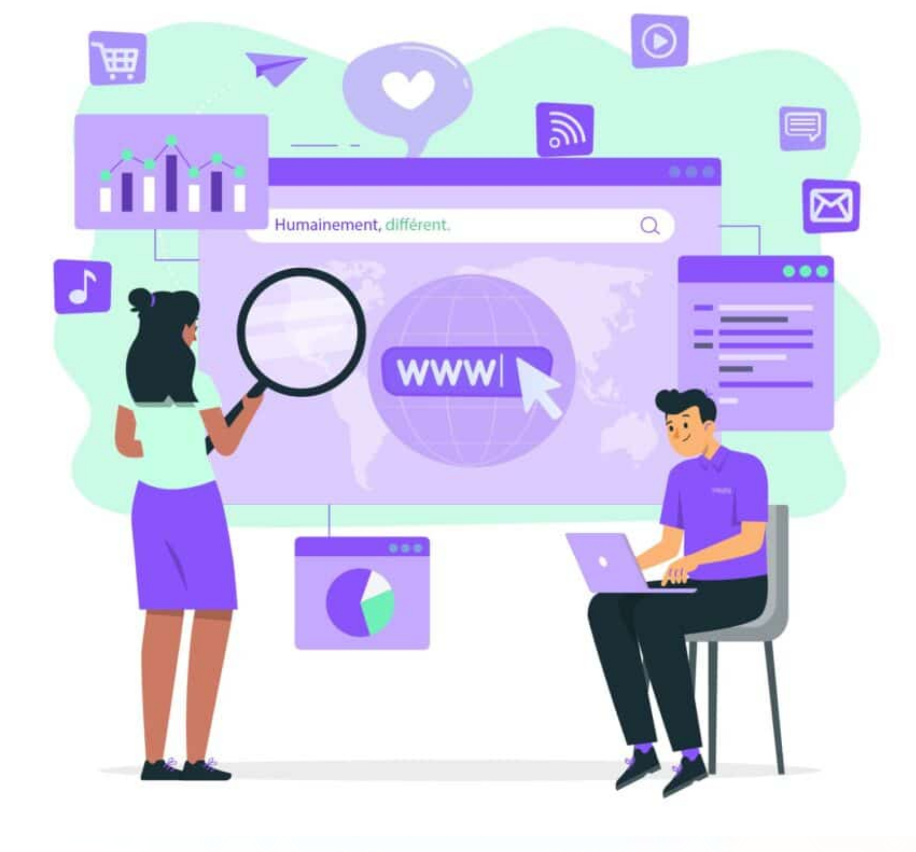 Une image représentant la plateforme de netlinking Linkuma.