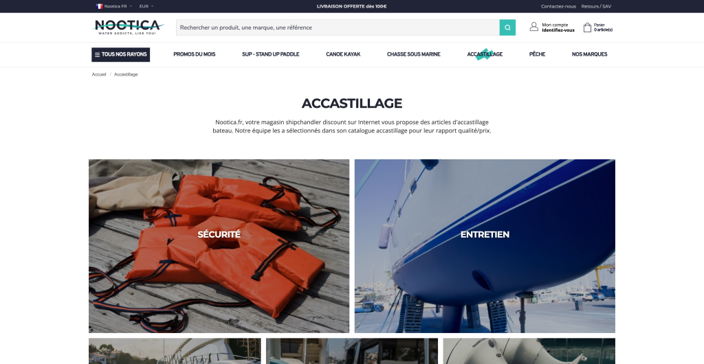 Le site web de Nootica