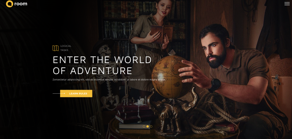 Un site d'escape game qui incite à s'aventurer dans des univers incroyables