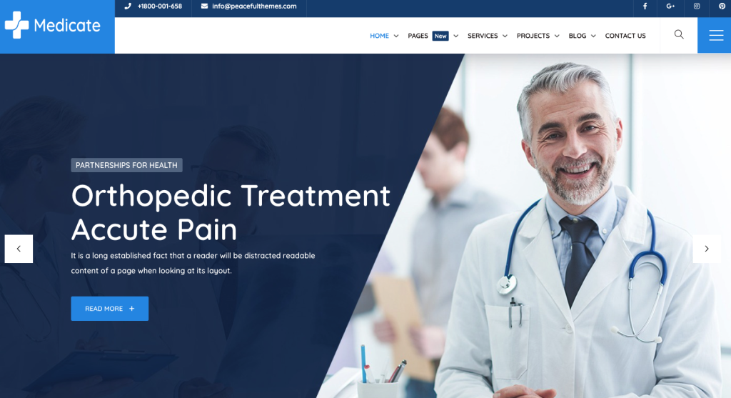 Site WordPress orhtopédiste