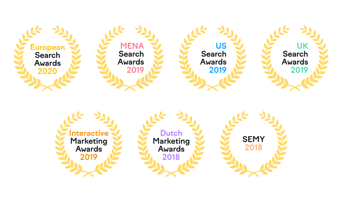 Awards won by Semrush.