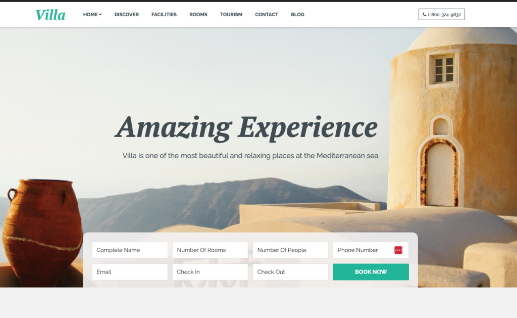 Modèle de site web de location saisonnière
