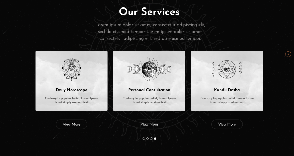 Exemple de site internet de voyance