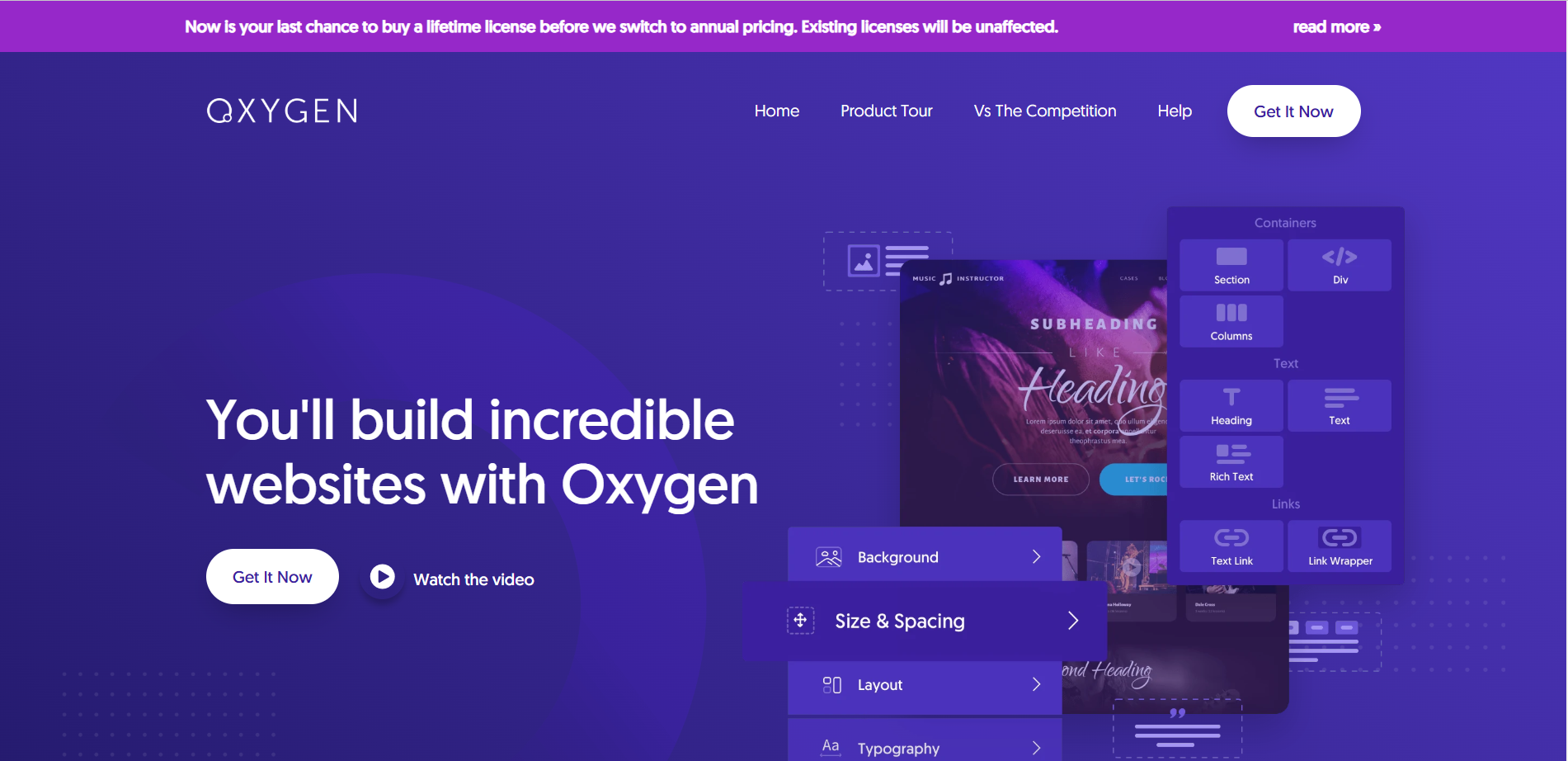 Oxygen est une alternative robuste à Divi Builder, particulièrement adaptée aux utilisateurs avancés.