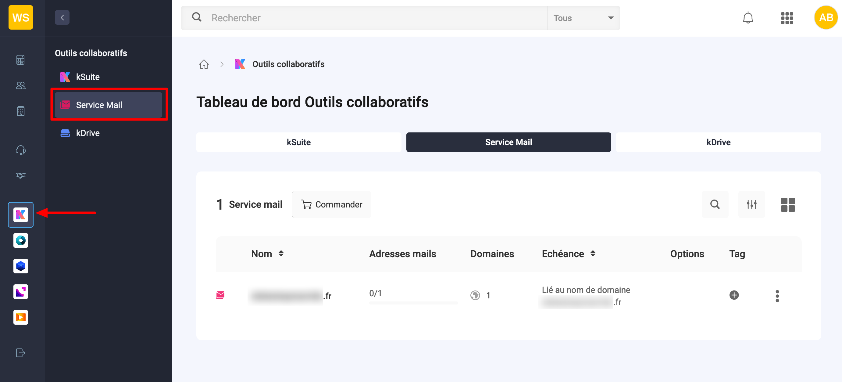 Vous pouvez créer facilement une adresse email avec le service dédié d'Infomaniak.