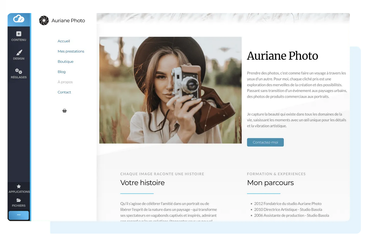Le Site Creator d'Infomaniak est un outil de création de site alternatif à Wix et WordPress.