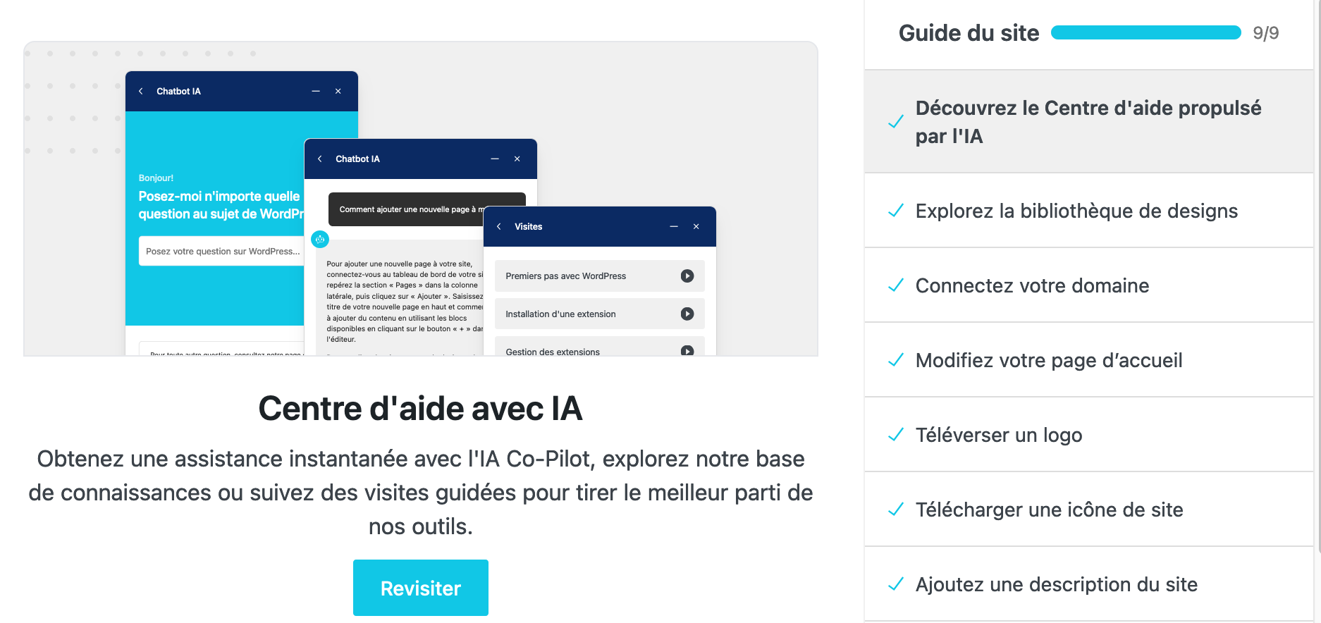 Ionos propose un centre d'aide avec l'IA.