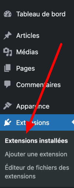 Faire le ménage dans vos extensions peut vous aider à corriger une erreur 504.
