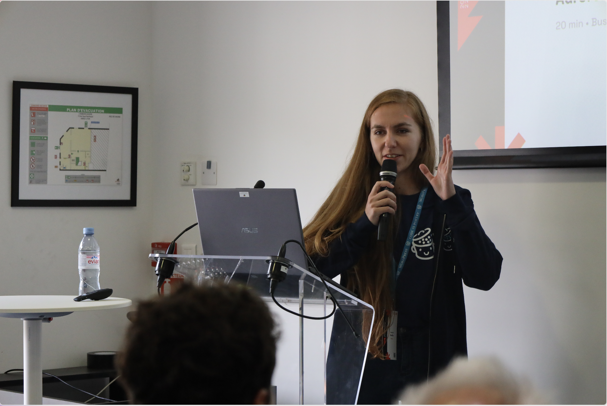 Aurore de WPMarmite au WordCamp Lyon 2022