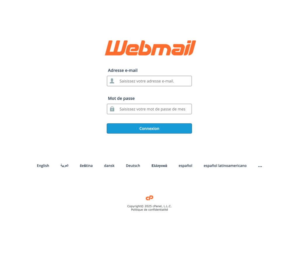 Webmail o2switch guide d'utilisation de cette interface web