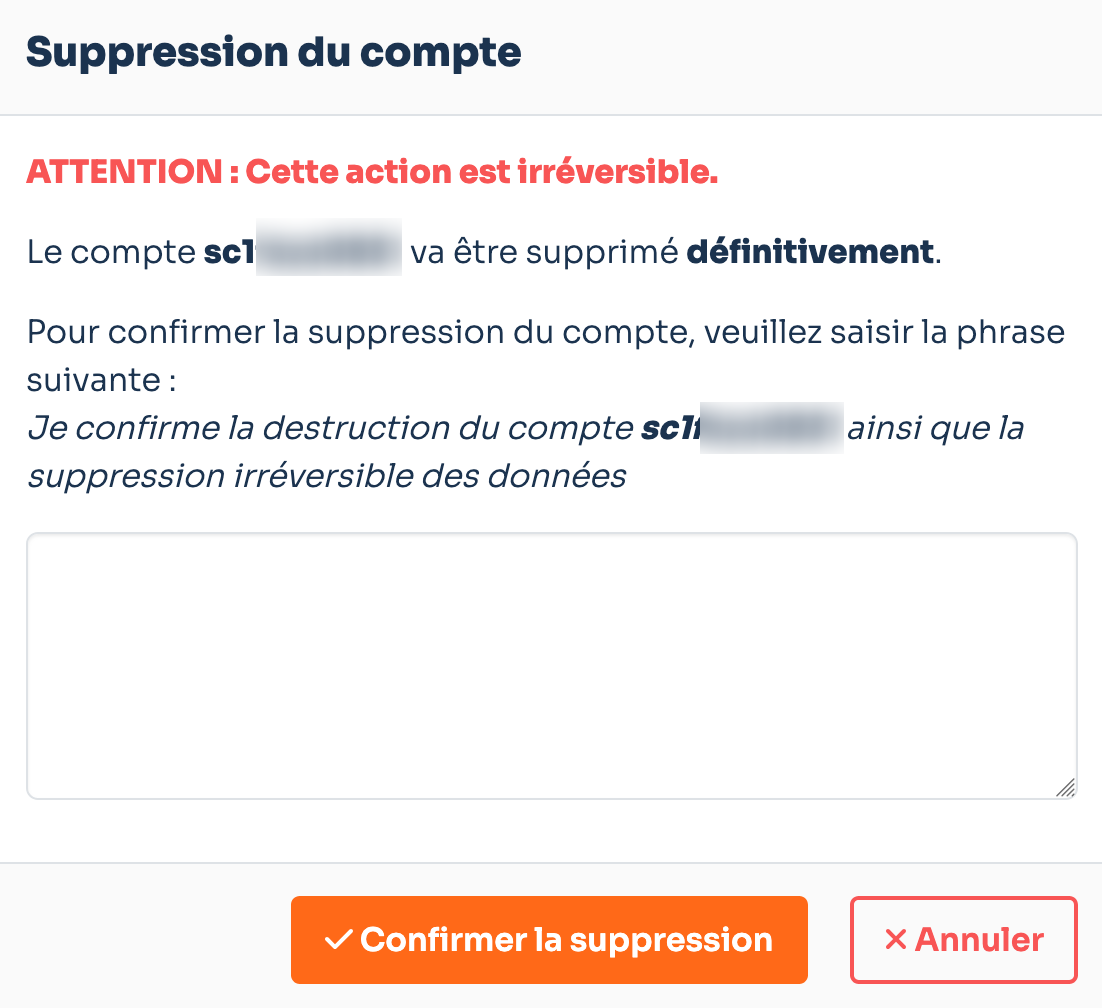 Suppression d'une lune.