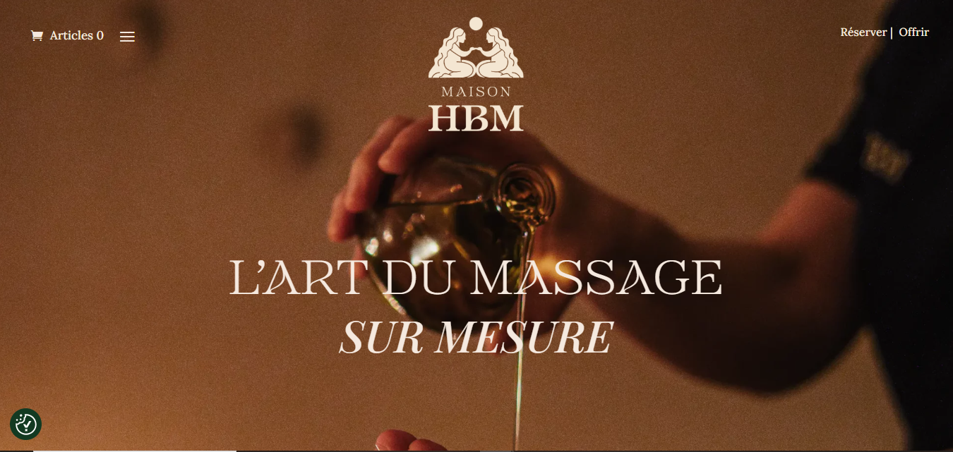 Le site web de la Maison HBM.