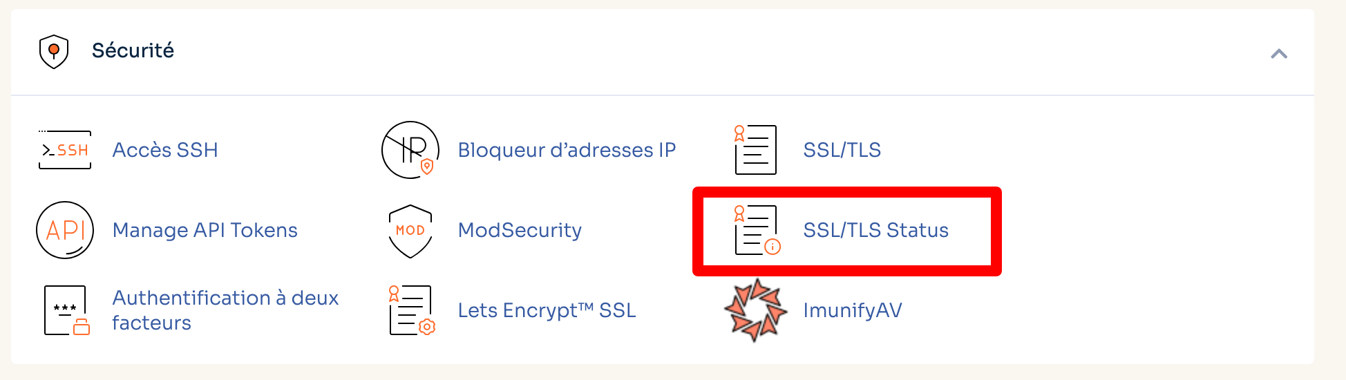 L'outil SSL/TLS Status d'o2switch.