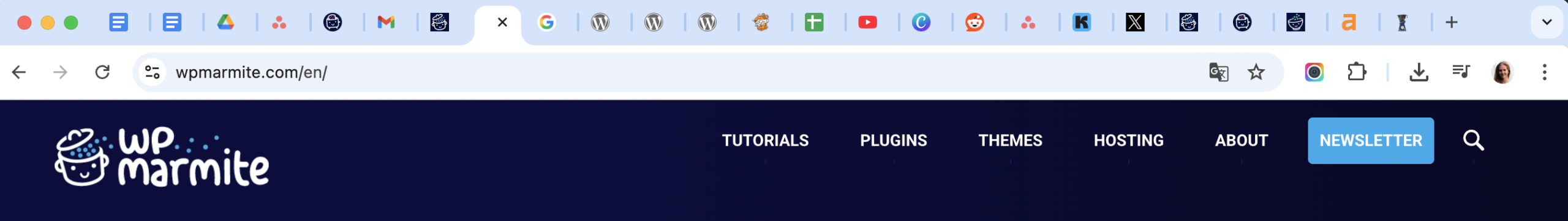 Screenshot showing 25 open tabs in Chrome.