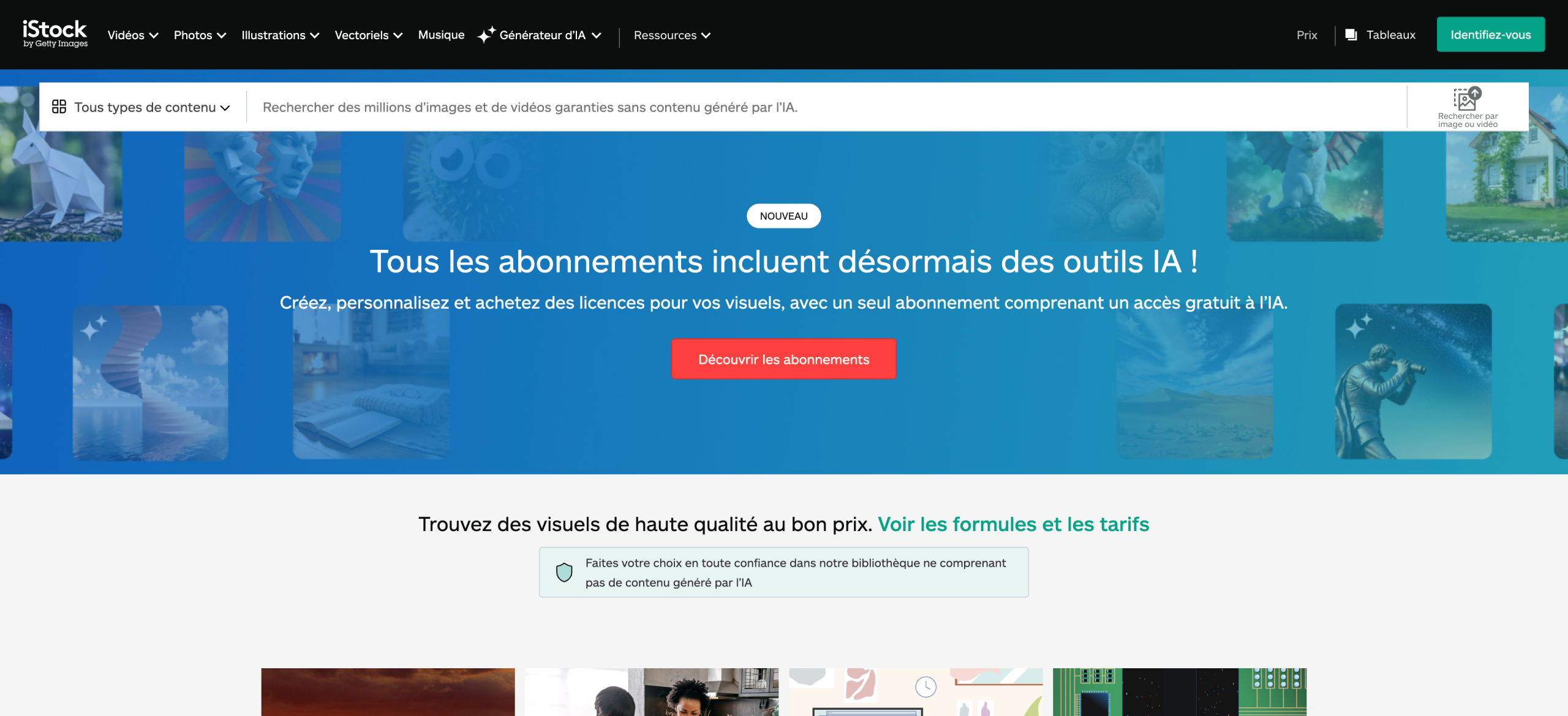 La banque d'images libres de droit iStock.