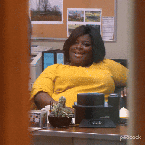 A woman says, "Nice."