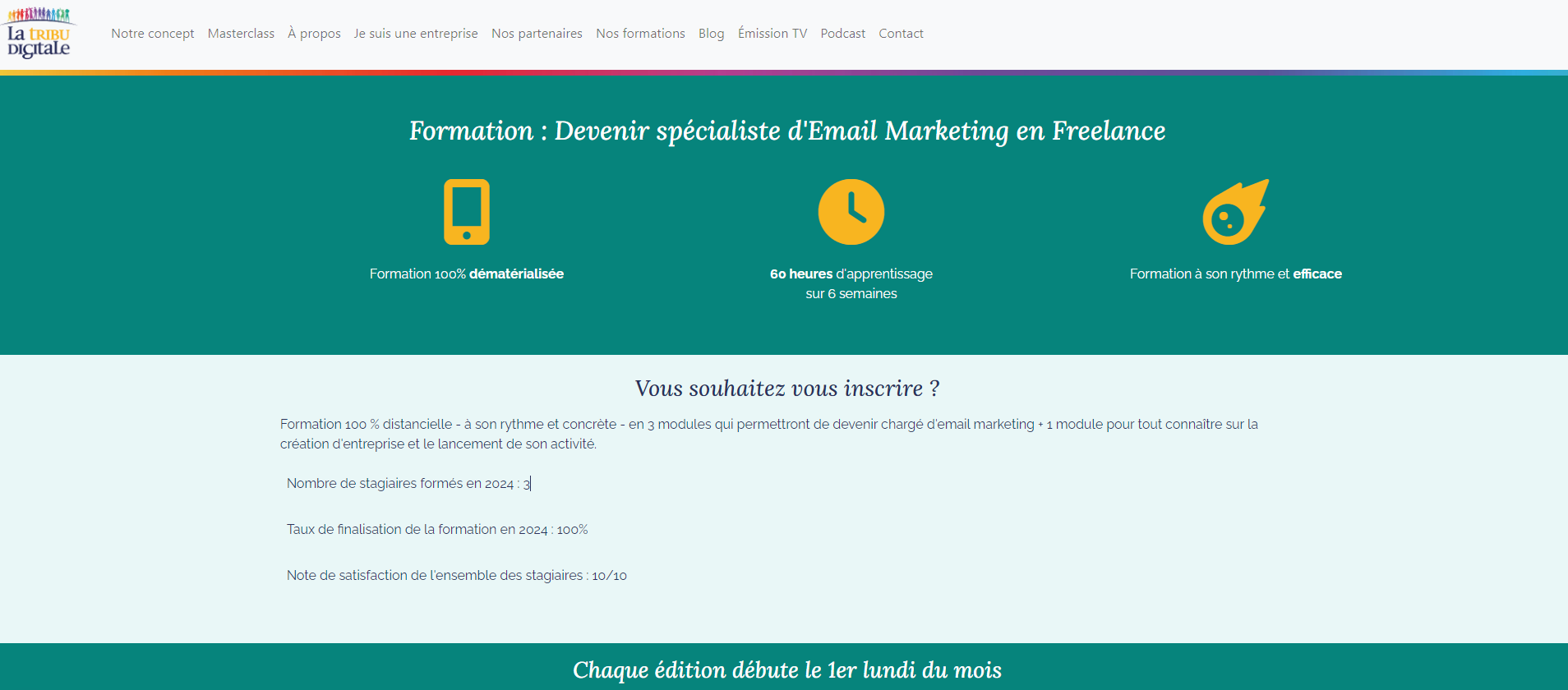 La formation email marketing de la Tribu Digitale