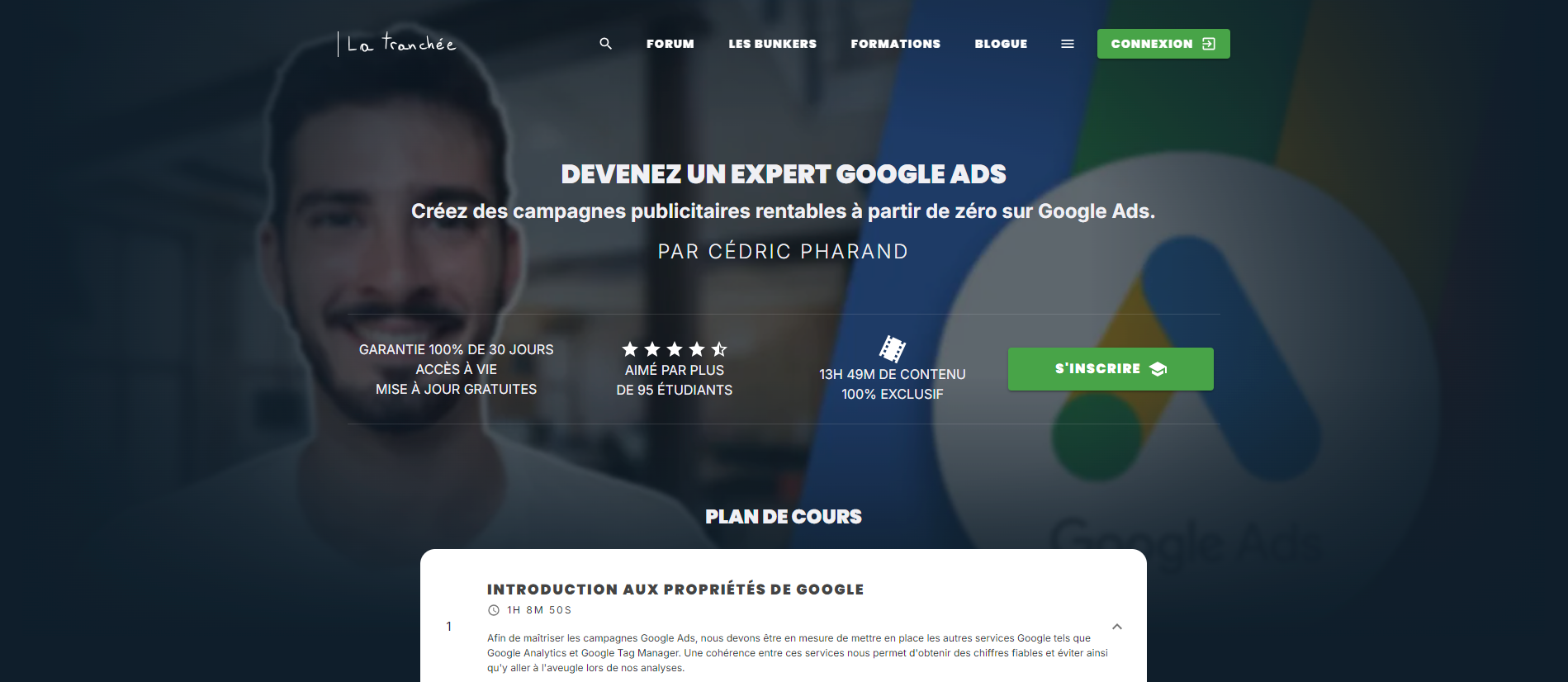 La formation Google Ads de La Tranchée